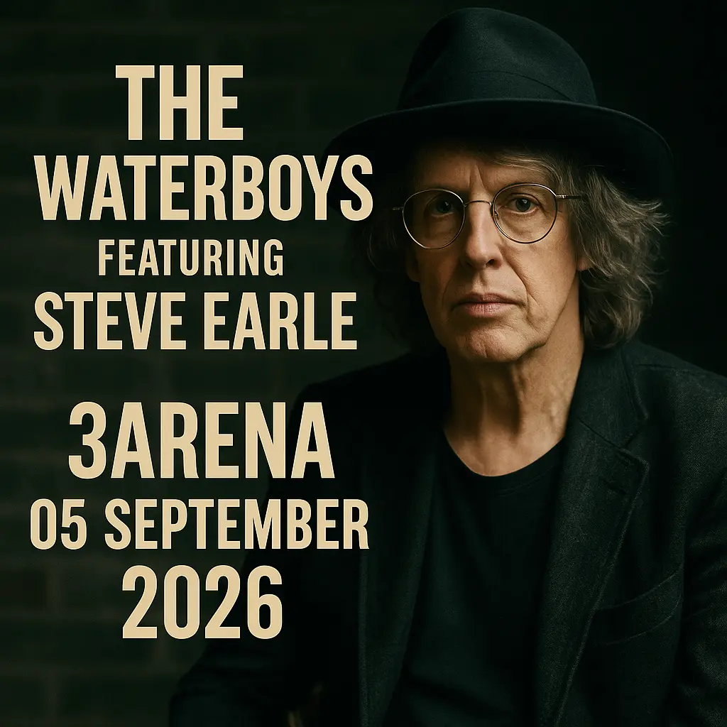 Bus to The Waterboys Featuring Steve Earle – 3Arena – 05th September 2026
